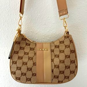 NWT beige bebe 2-in-1 crossbody/handbag plus coin purse
